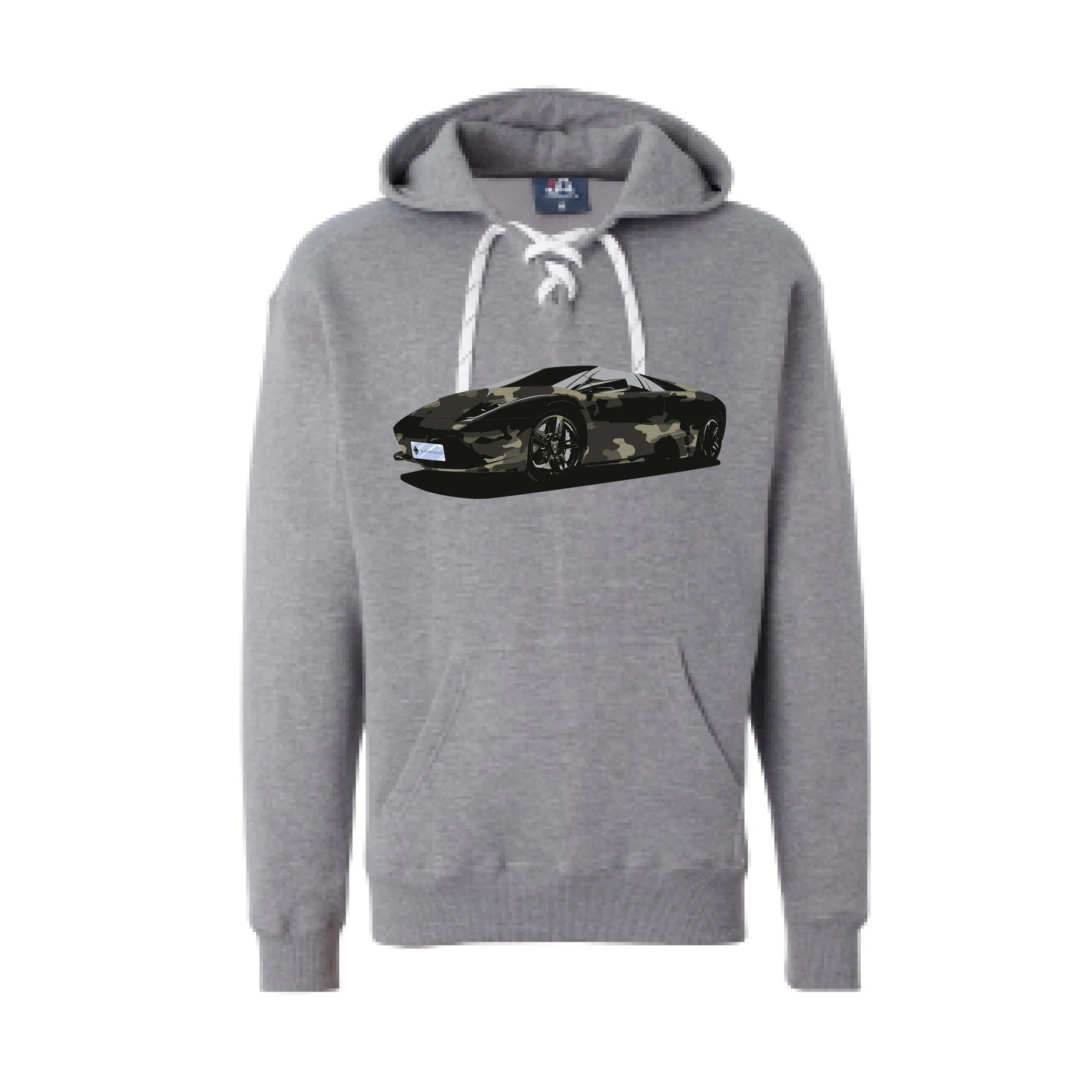Ethereum Lambo J American Sport Laced Hoodies