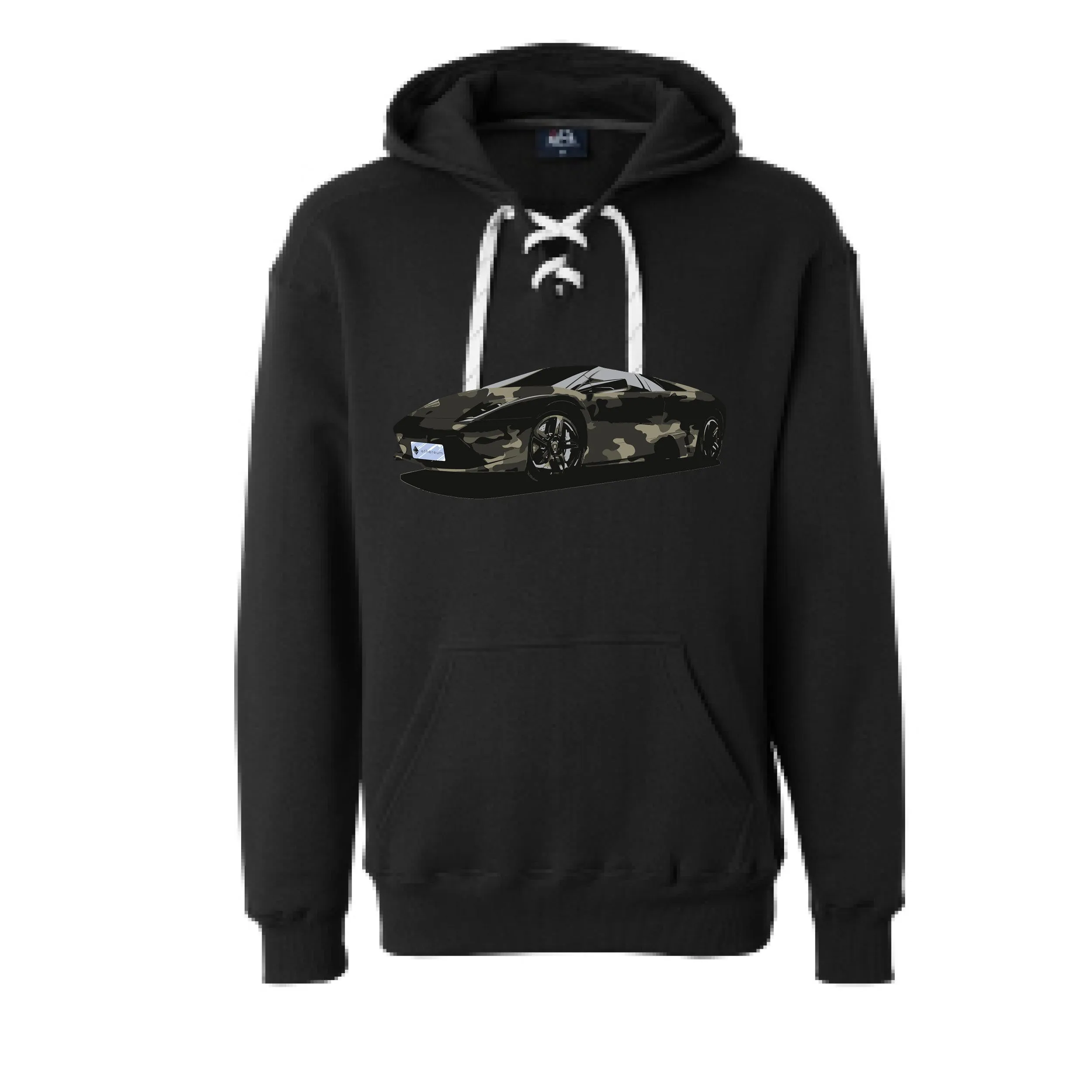 Ethereum Lambo J American Sport Laced Hoodies