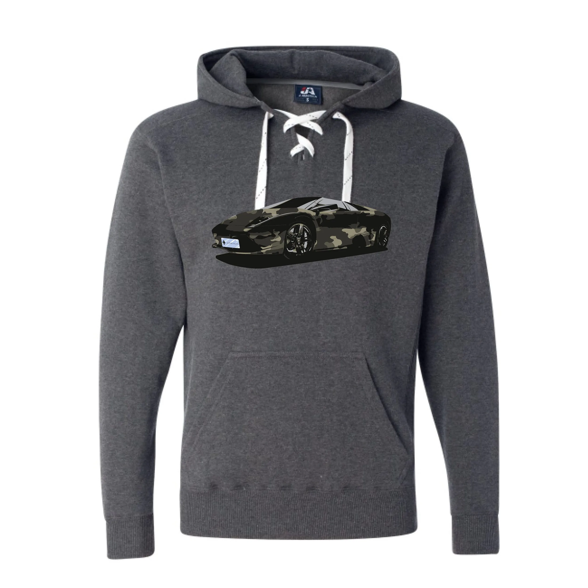 Ethereum Lambo J American Sport Laced Hoodies