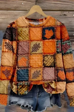 EVELIEN - SOFT PATCHWORK SWEATER