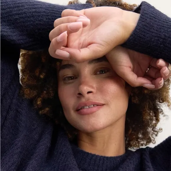 Everlane The Cocoon Crew in Alpaca