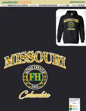 Farmhouse University of Missouri Fall Hoodies