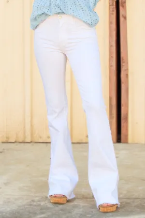 Farren Flare Jeans - White