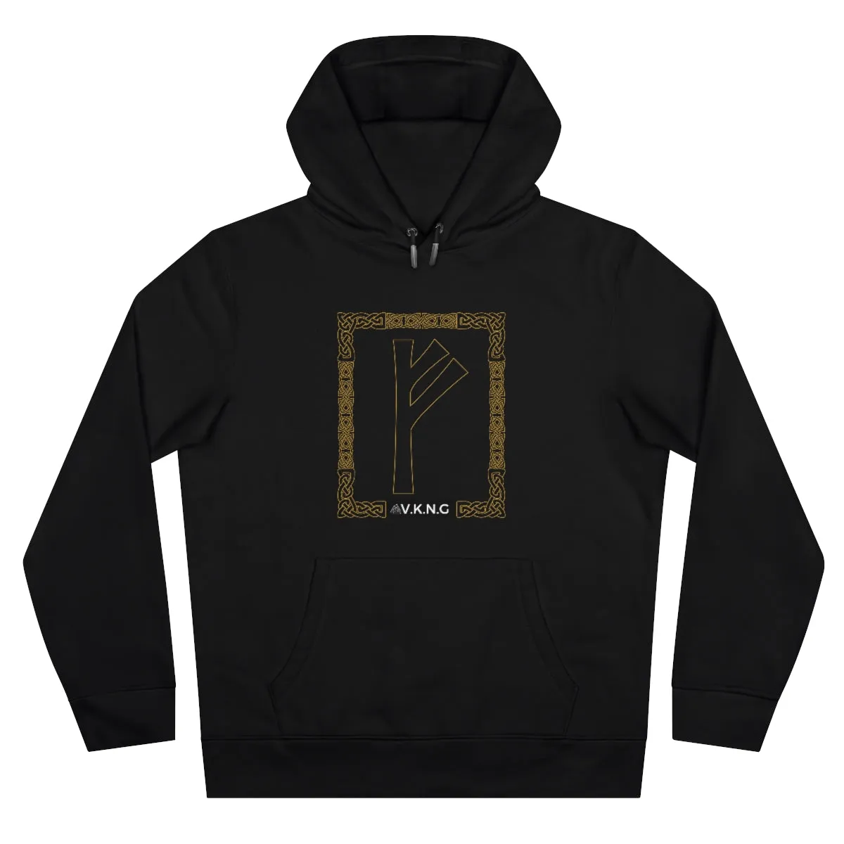 Fehu Rune Norse Designs  V.K.N.G™ Hoodie