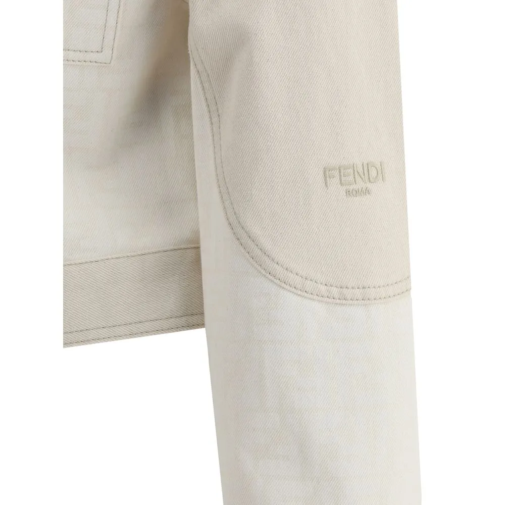 Fendi Denim Ff Print Gacket