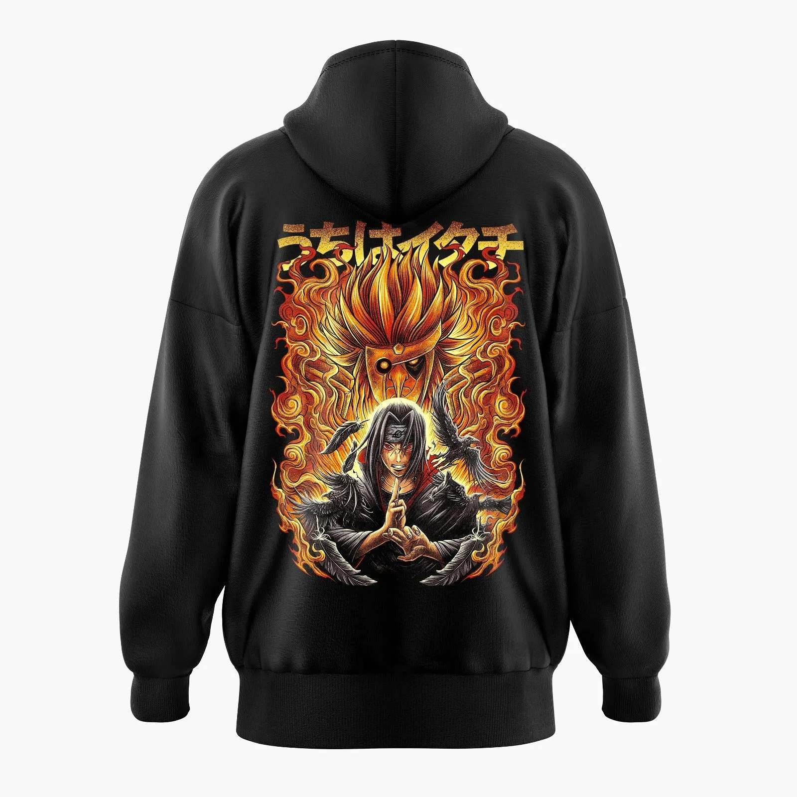 Fired Up Itachi Uchiha Oversized Hoodie
