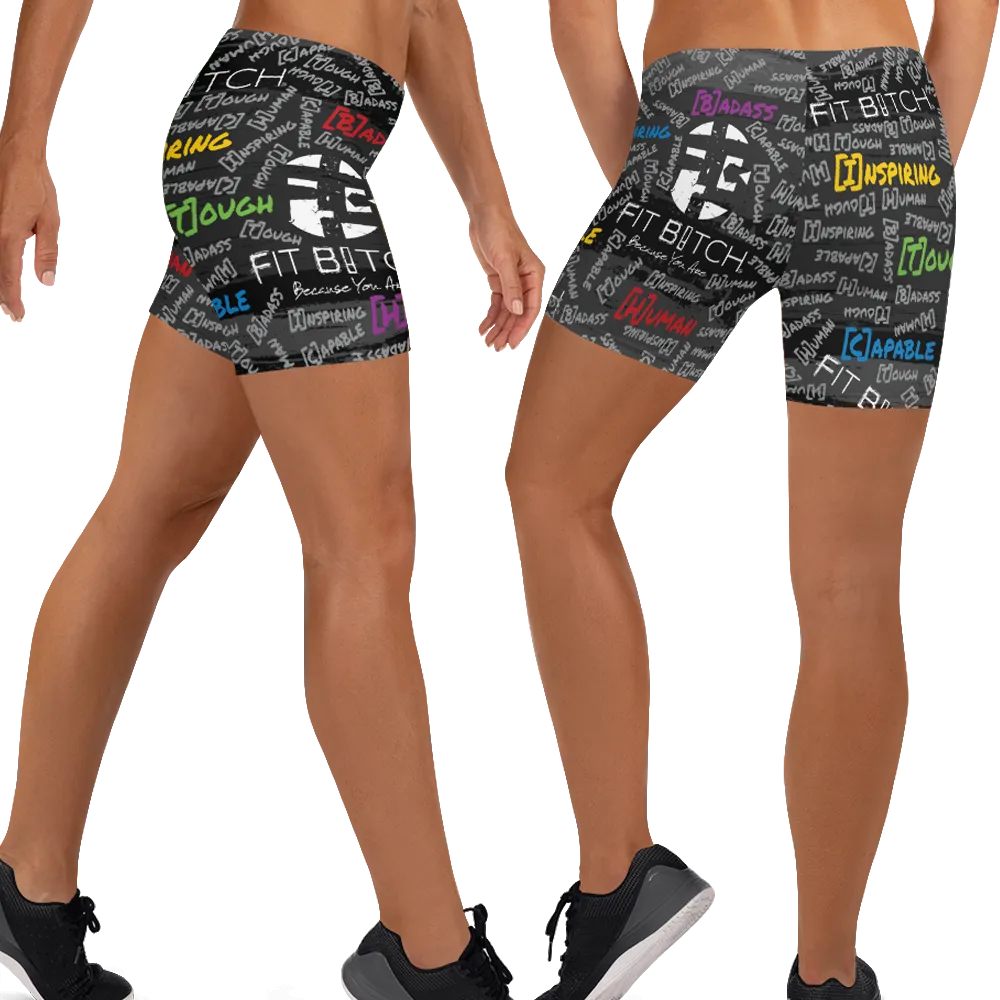 Fit Bitch - Shorts - Graffiti