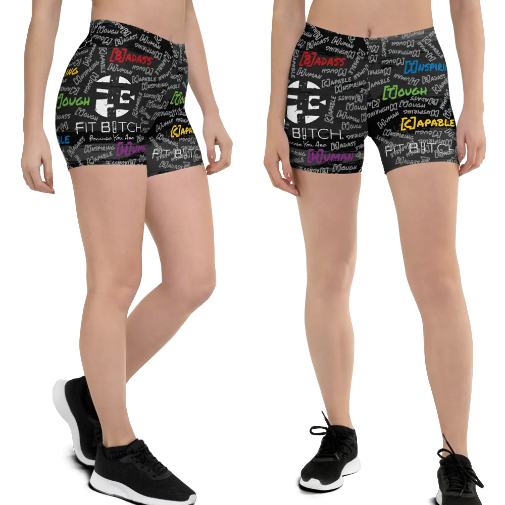 Fit Bitch - Shorts - Graffiti