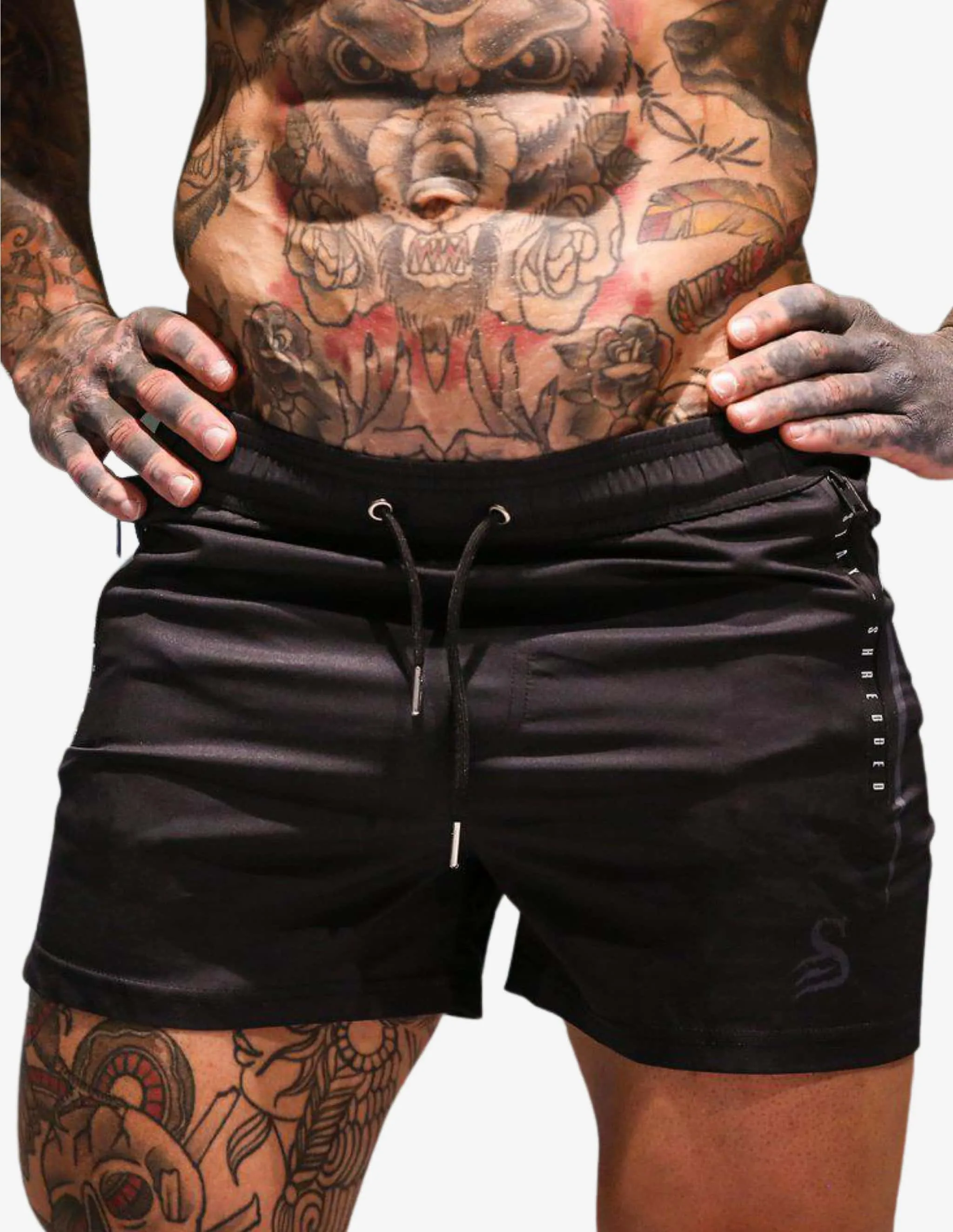 FLEX Lifting Shorts - STEALTH BLACK