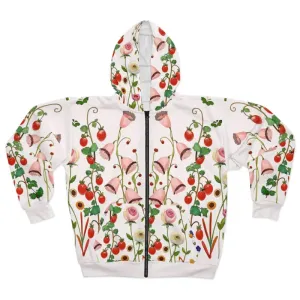 Floral Zip Hoodie for Toasty and Fresh Looks