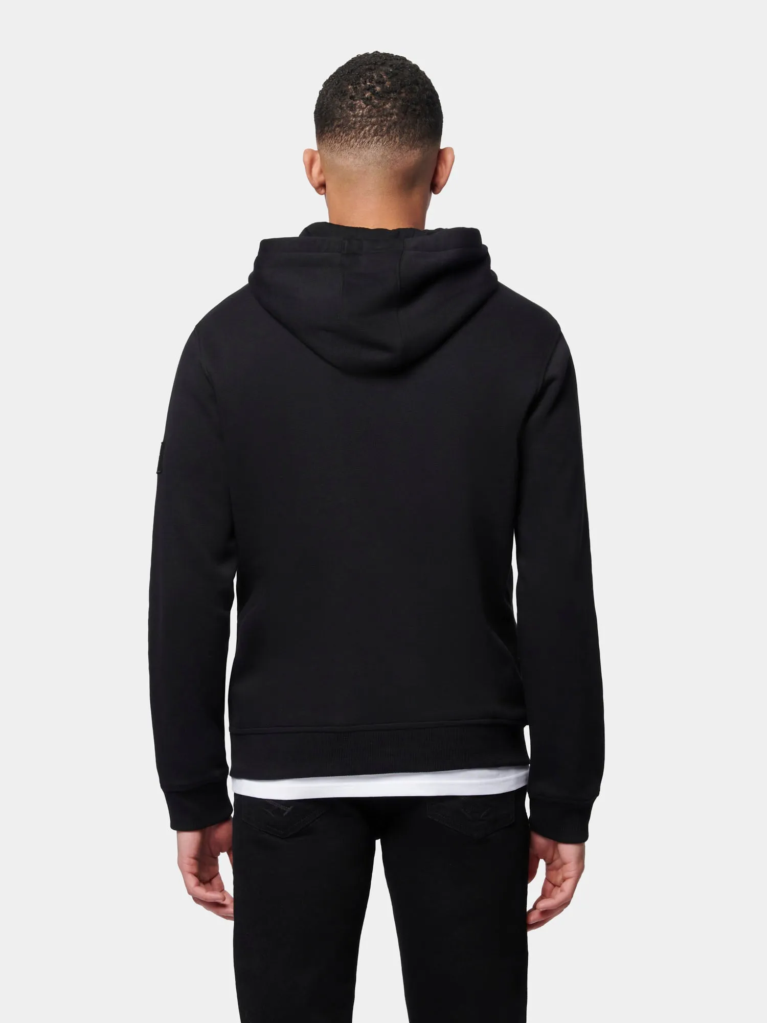 Flyers Mens Loose Fit Hoodie Black