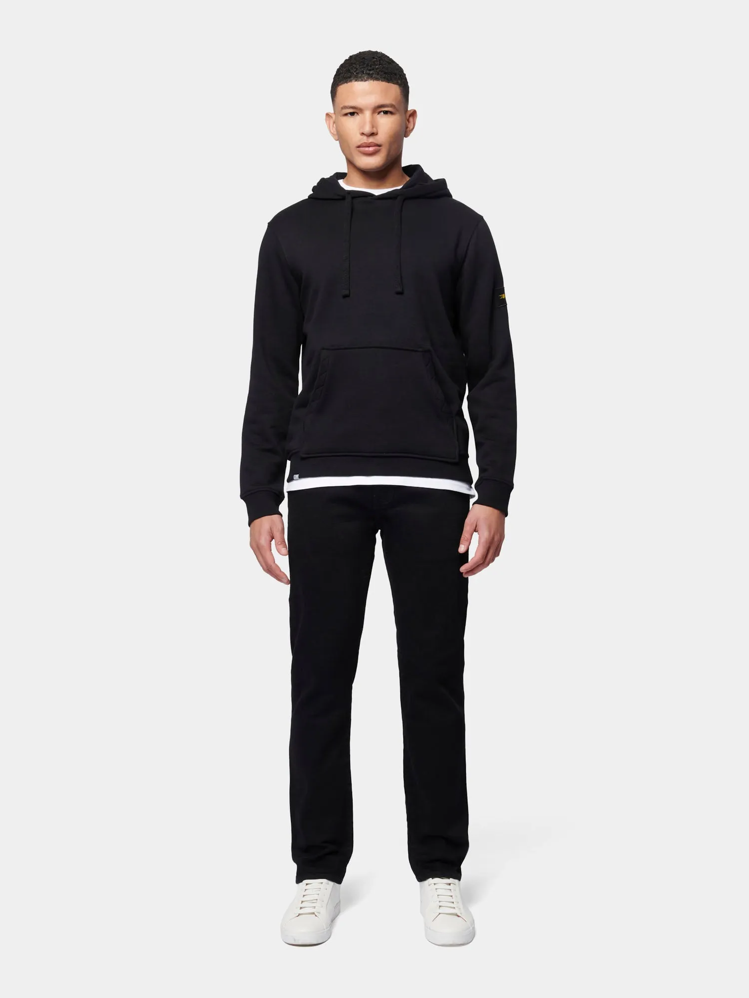 Flyers Mens Loose Fit Hoodie Black