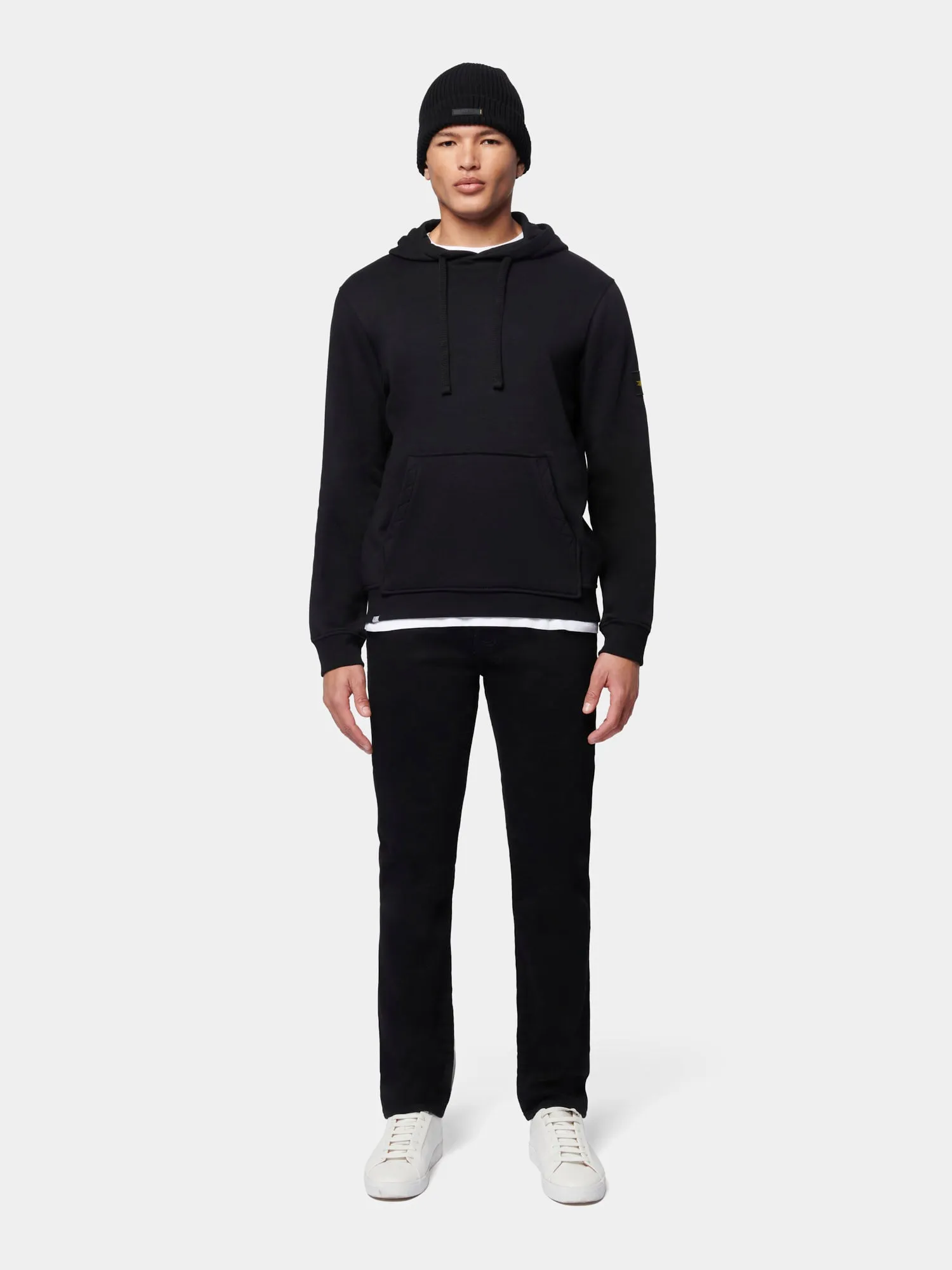 Flyers Mens Loose Fit Hoodie Black