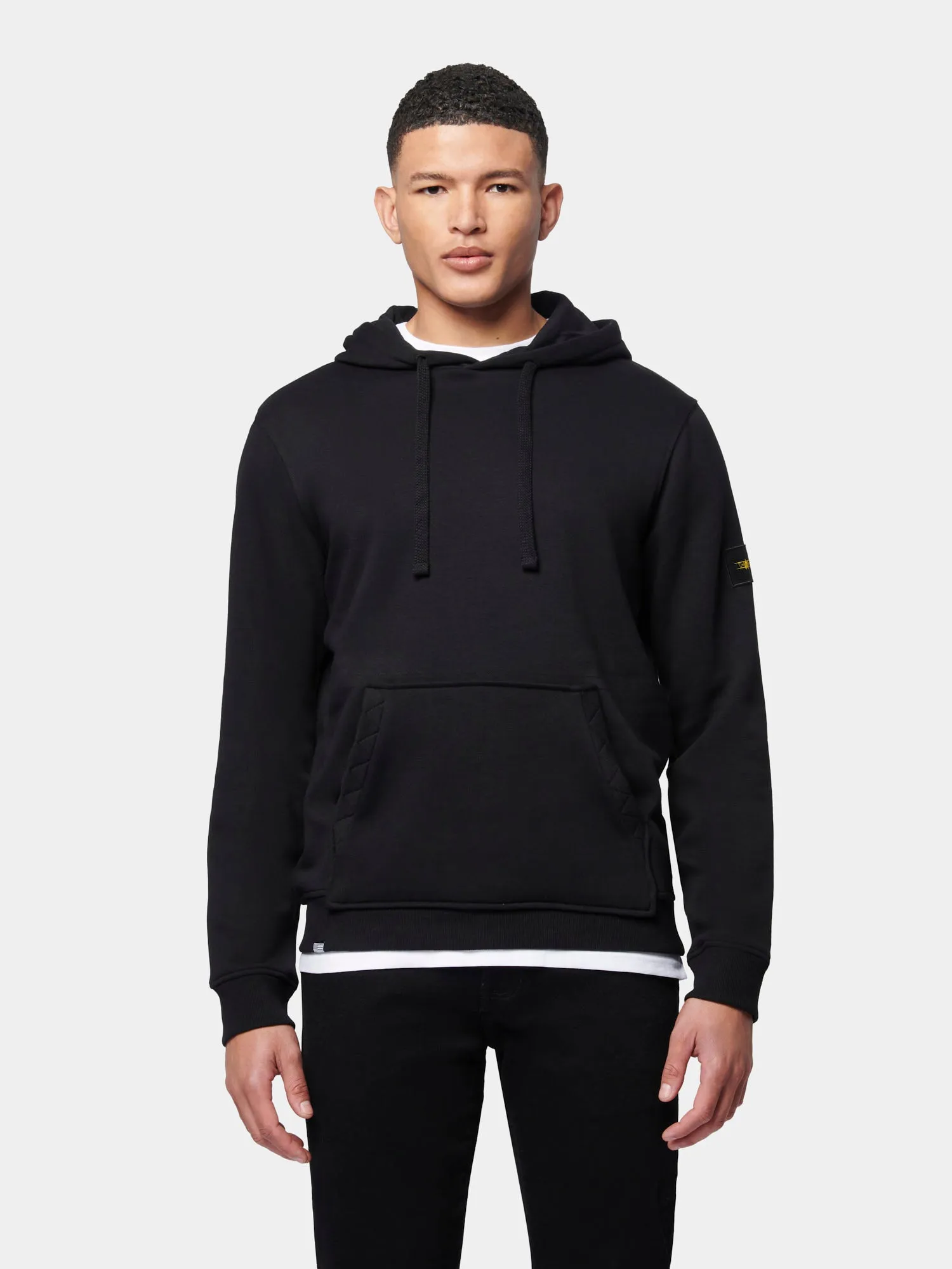 Flyers Mens Loose Fit Hoodie Black