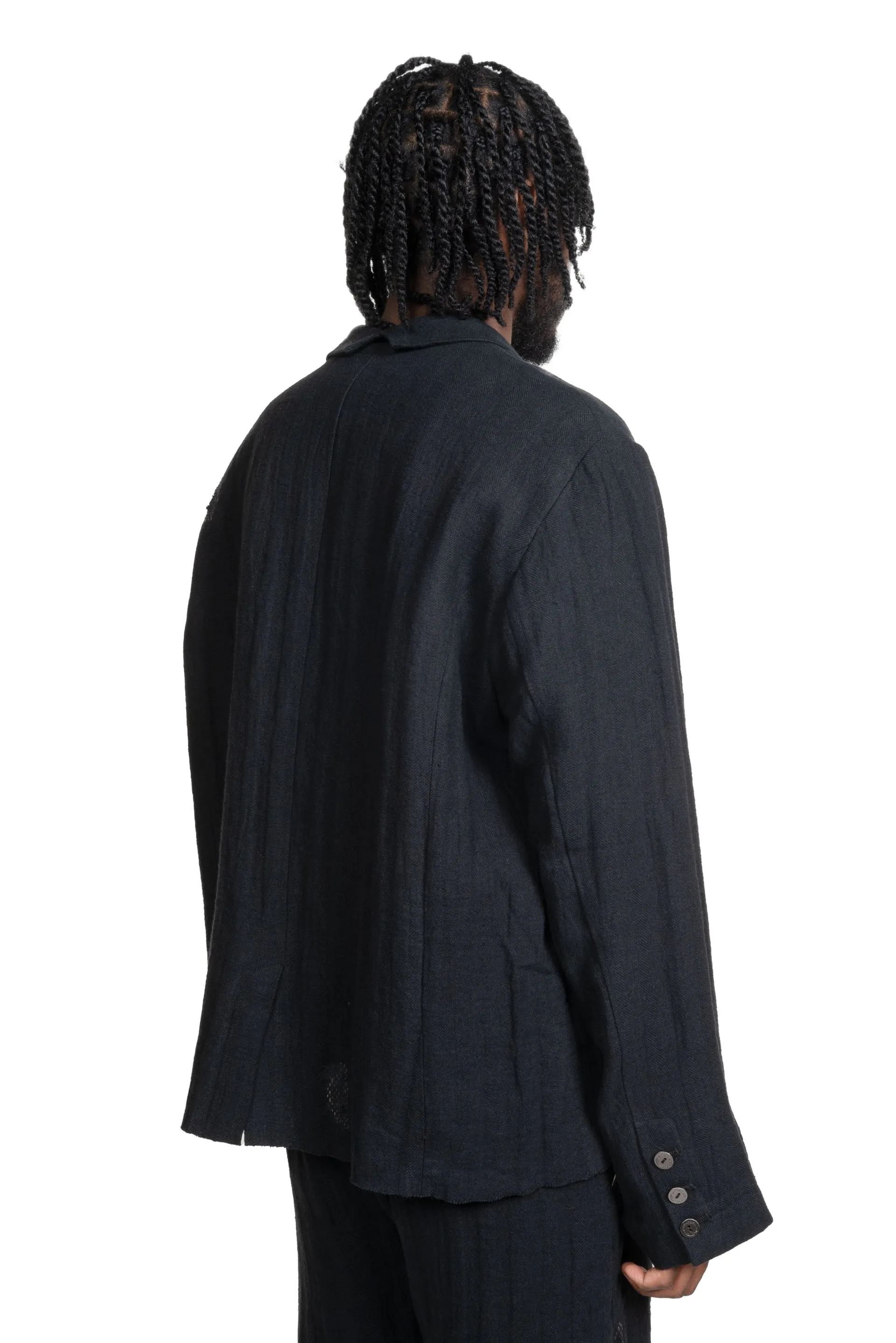 FM 0222 Blazer Frayed Black