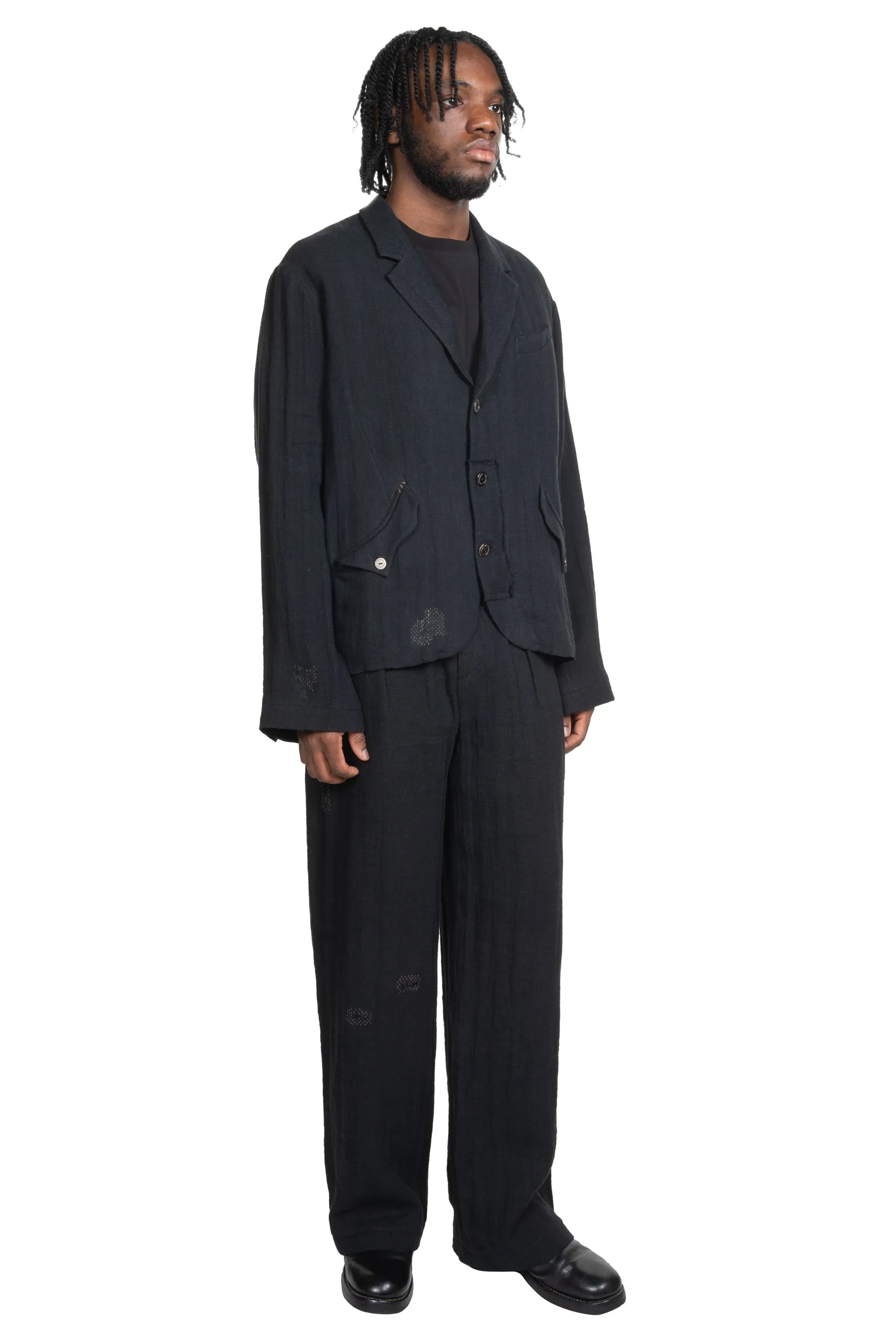 FM 0222 Blazer Frayed Black