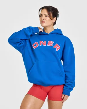 Foundations Oversized Graphic Hoodie | Oasis Blue