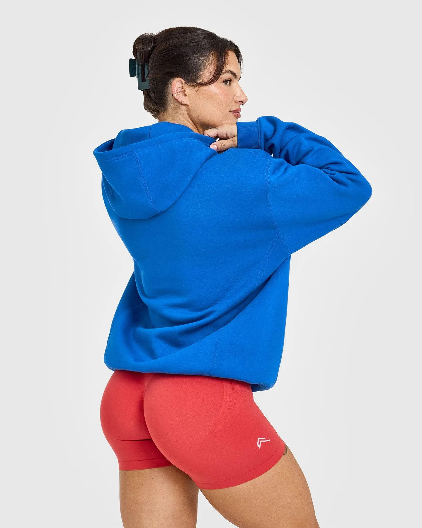 Foundations Oversized Graphic Hoodie | Oasis Blue