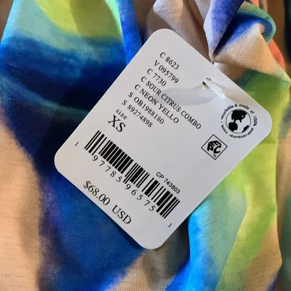FP MOVEMENT Tempo Light As Air Printed Run Shorts NWT