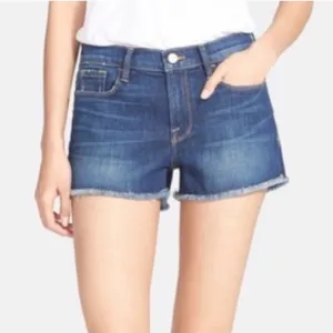Frame Denim Le Cut Off Jean Shorts in Fulham Wash Sz 27