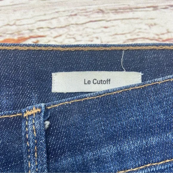 Frame Denim Le Cut Off Jean Shorts in Fulham Wash Sz 27