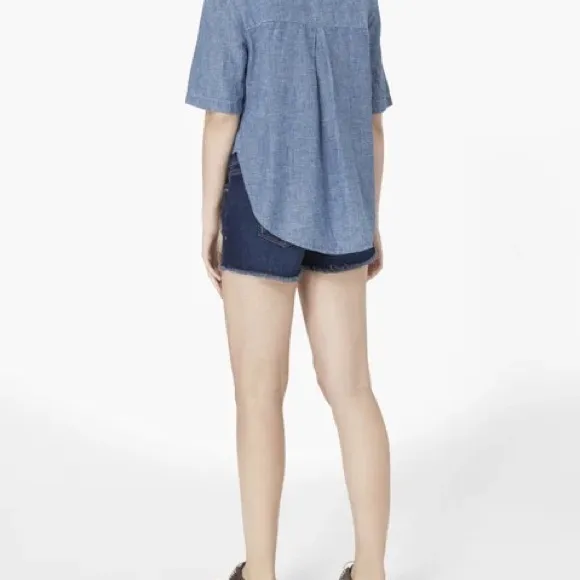 Frame Denim Le Cut Off Jean Shorts in Fulham Wash Sz 27