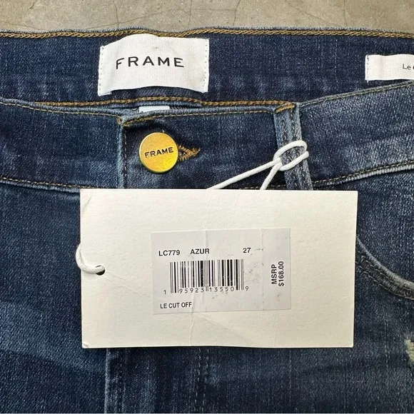 Frame Le Cutoff Denim Shorts Sz 27