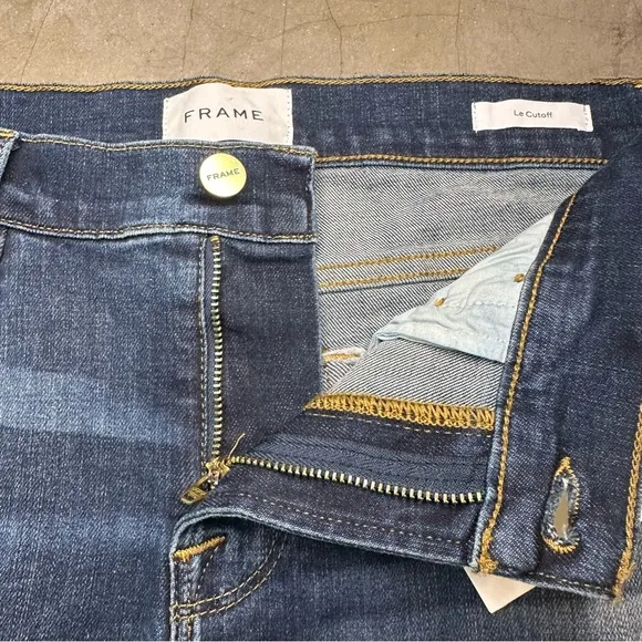 Frame Le Cutoff Denim Shorts Sz 27