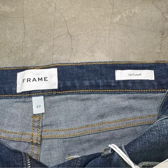 Frame Le Cutoff Denim Shorts Sz 27