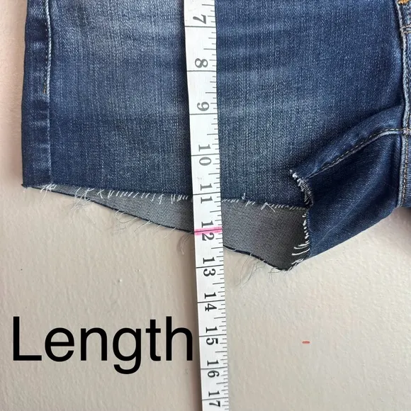 Frame Le Cutoff Denim Shorts Sz 27