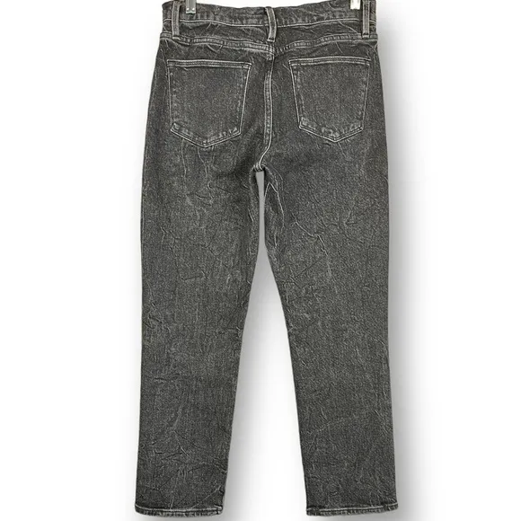 FRAME LE HIGH STRAIGHT LEG JEANS IN EDGY Size 26