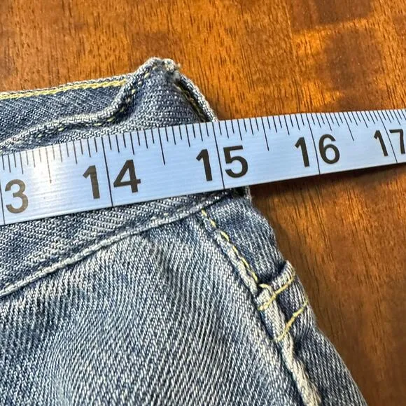 Free People We the Free Maggie Mid Rise Straight Jean Sequoia Blue Wash Women 27