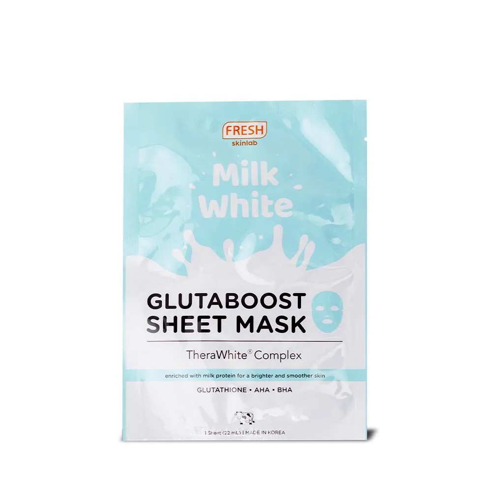 Fresh Skinlab Milk White Glutaboost Sheet Mask 1 Sheet (22ml)