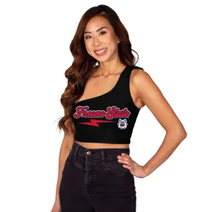 Fresno State Lighnting One Shoulder Top