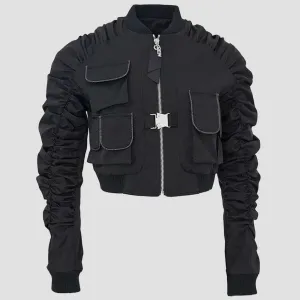 Function Multi Pockets Folds Jacket