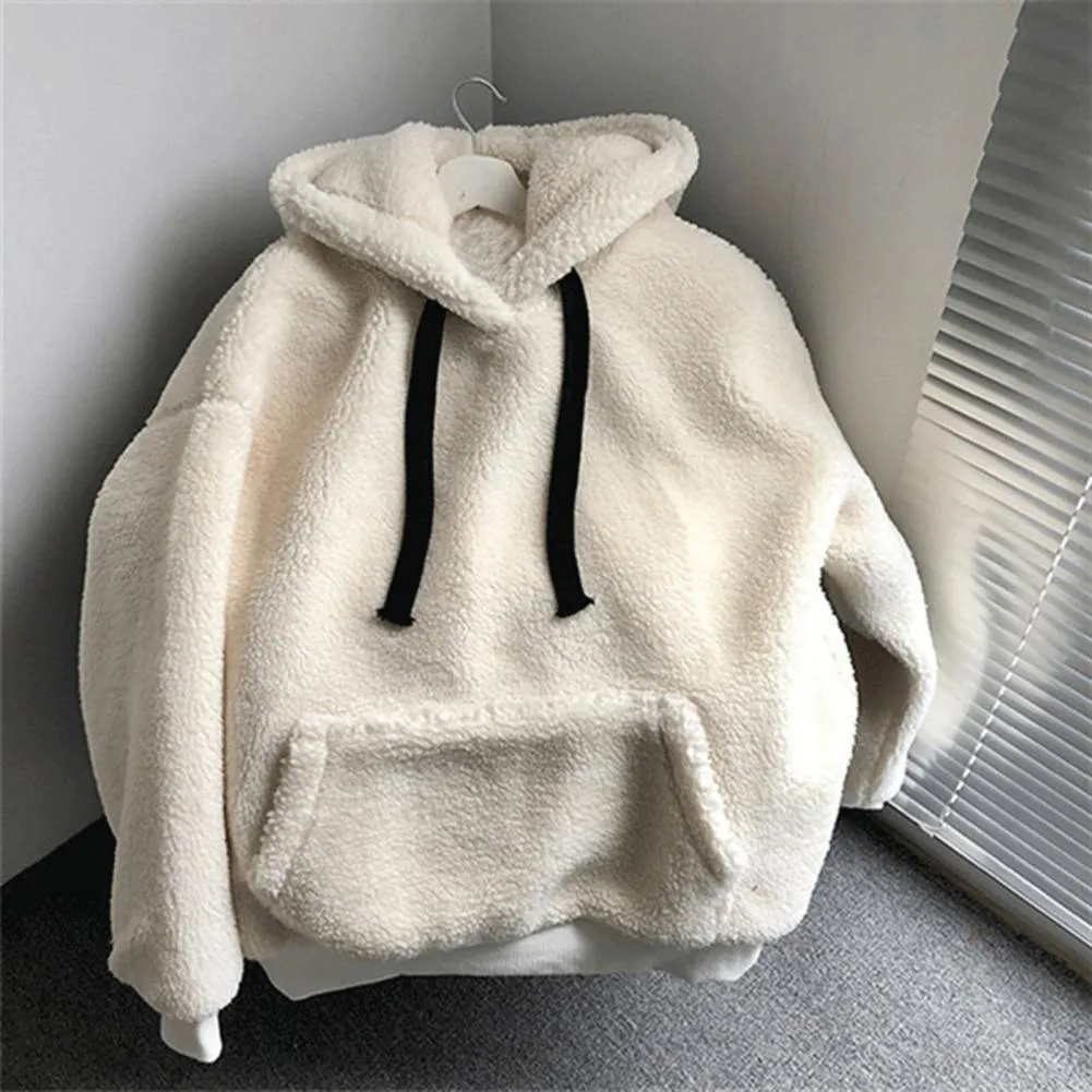 Furry Loose Fluffy Lady Hoodies