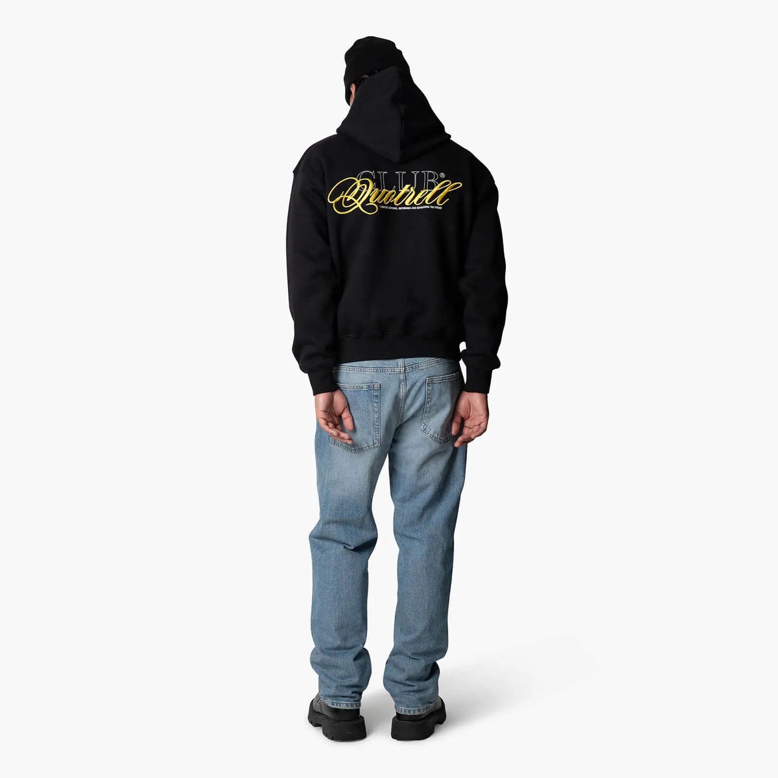 FUTURA HOODIE | BLACK/YELLOW