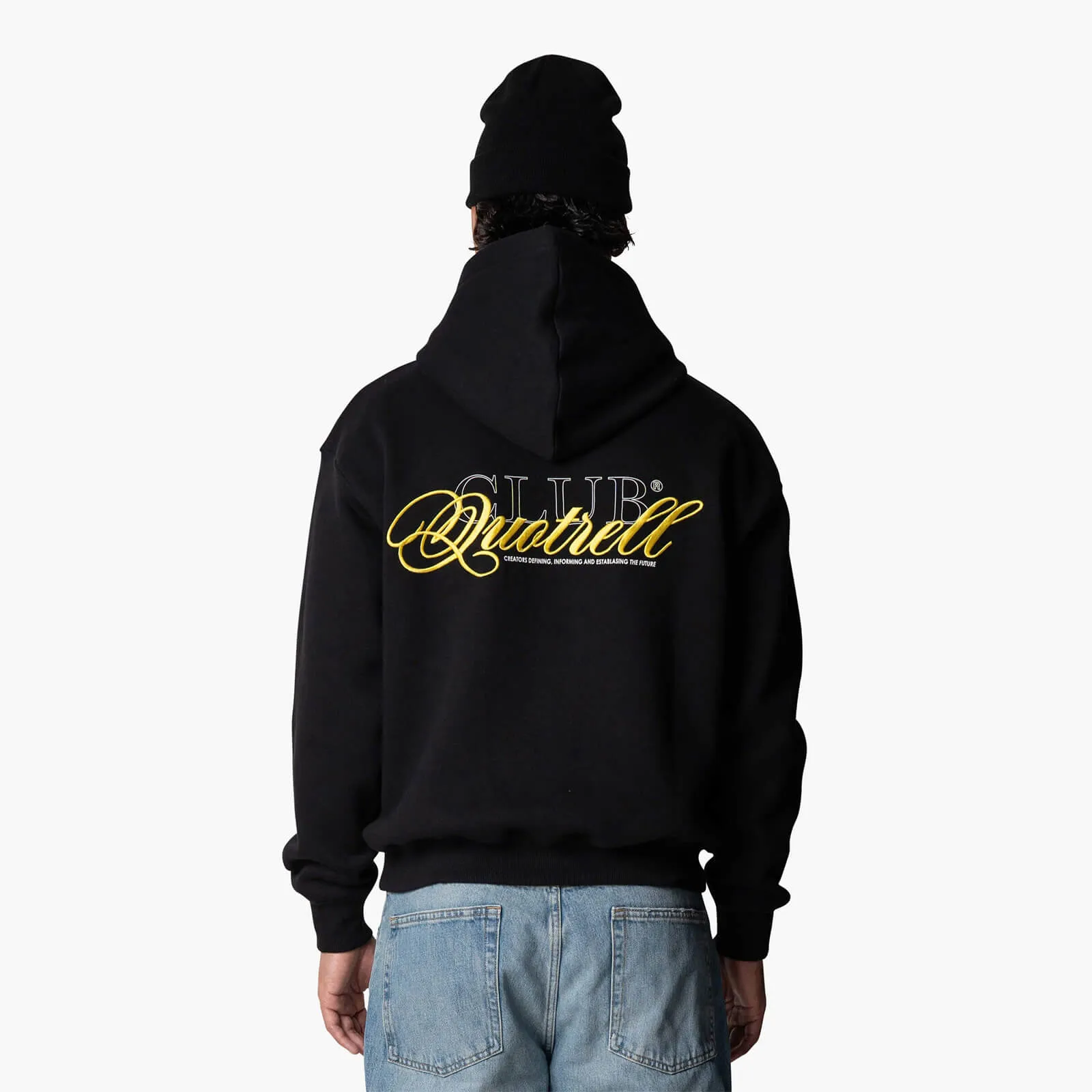 FUTURA HOODIE | BLACK/YELLOW