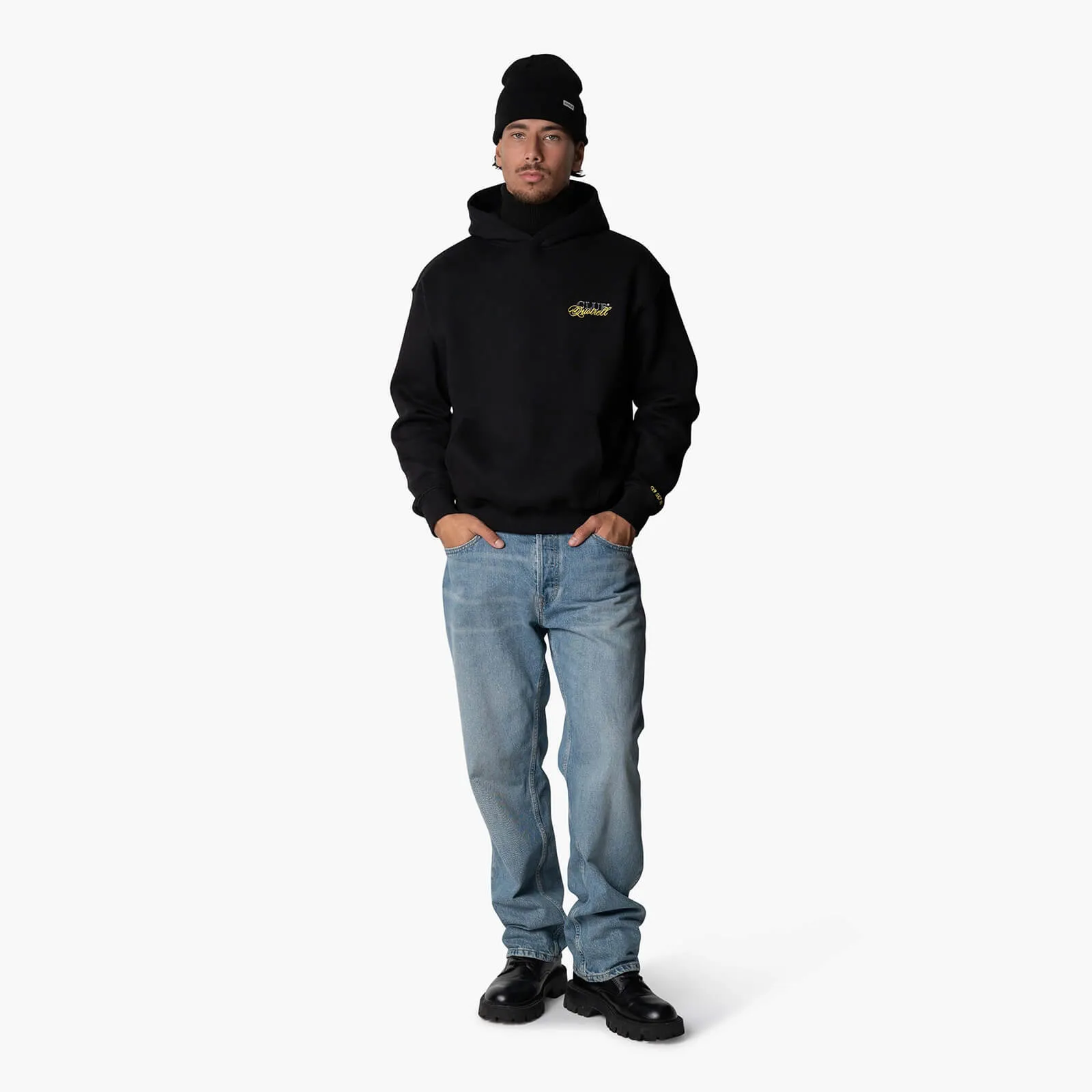 FUTURA HOODIE | BLACK/YELLOW