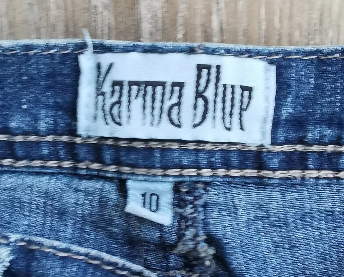 GIRL SIZE 10/12 YEARS - DEX / KARMA BLUE, 2 Piece Mix N Match Outfit EUC B21