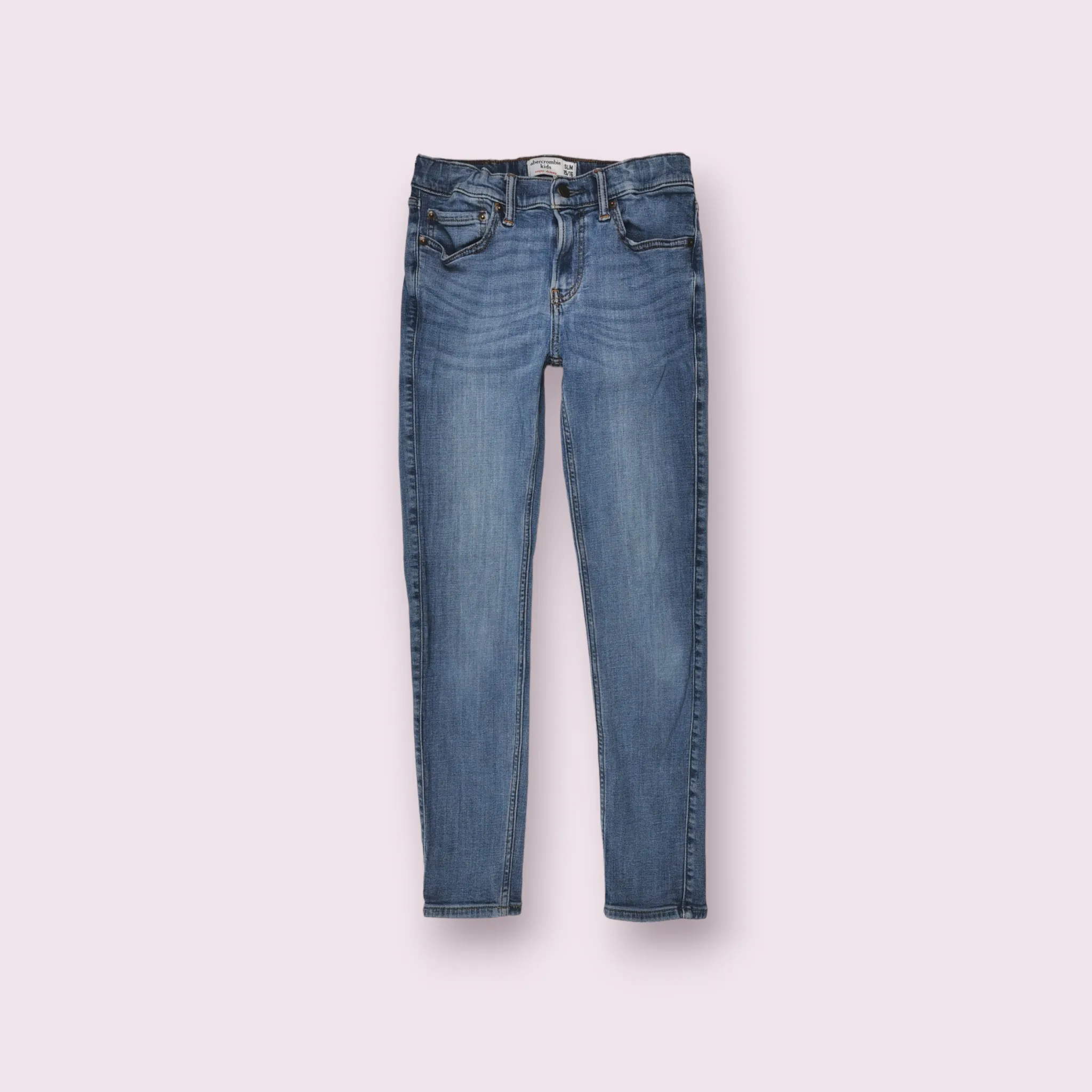 GIRL SIZE 15/16 YEARS - ABERCROMBIE KIDS, Super Skinny, Stretch Jeans VGUC B55