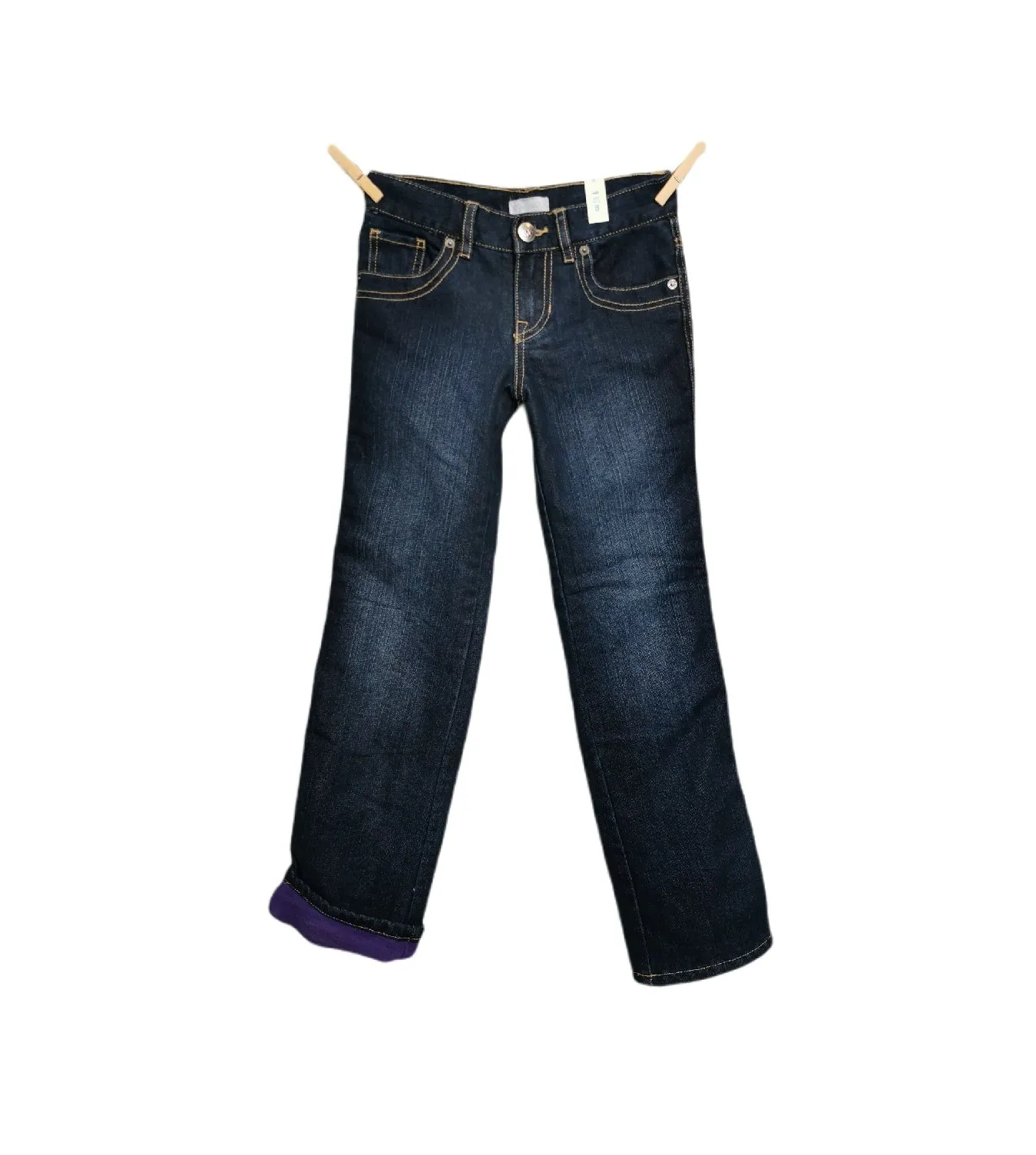 GIRL SIZE 8 YEARS - CHILDREN'S PLACE, Fleece Lined Winter Jeans NWT B42