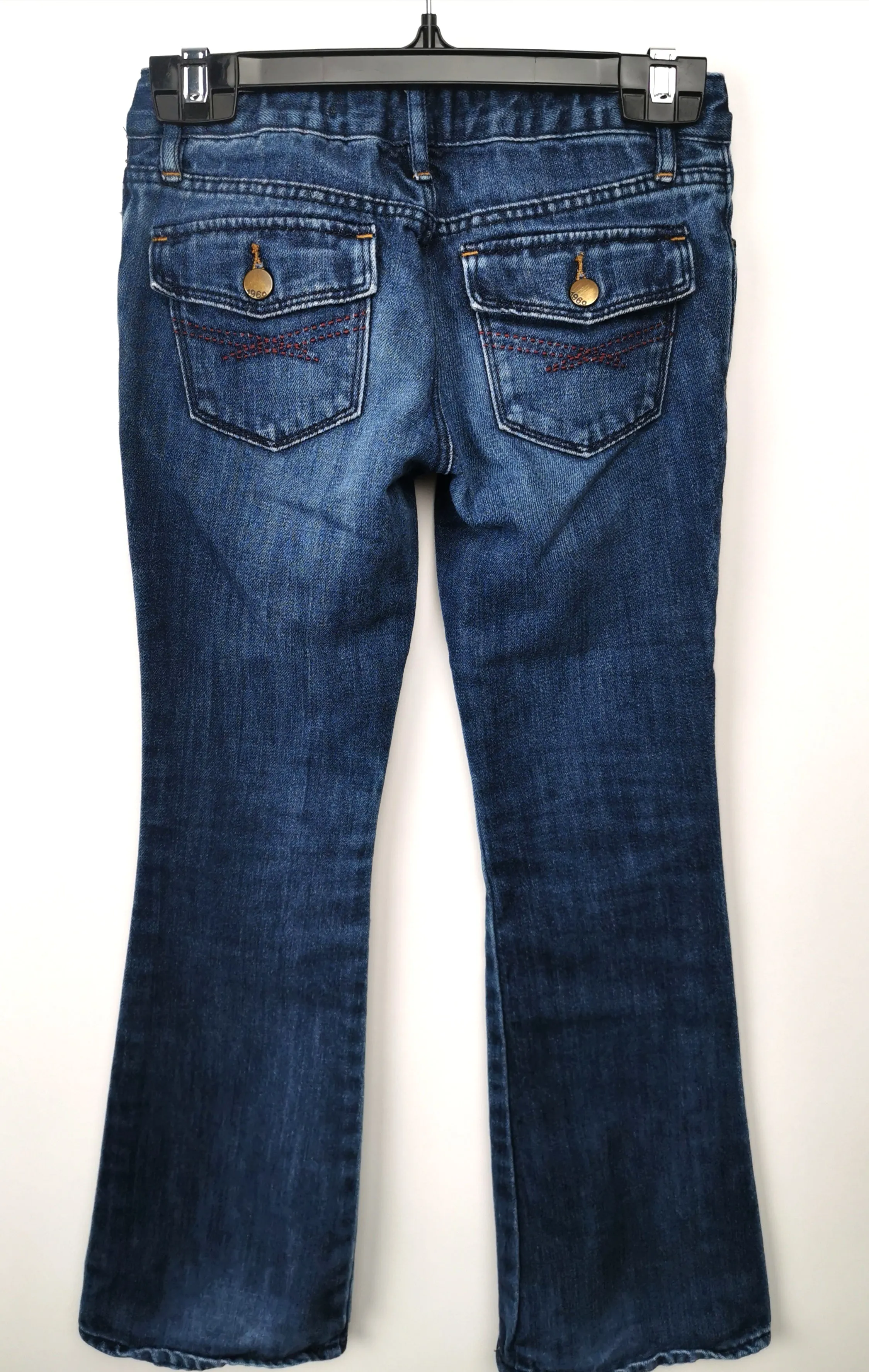 GIRL SIZE 8 YEARS - GAP Kids, Flarred Floral Jeans EUC B55