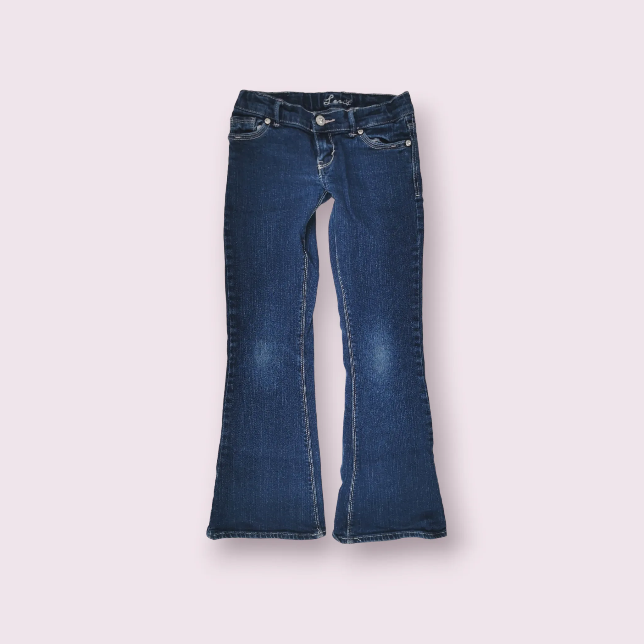 GIRL SIZE 8 YEARS - LEVI'S, Soft Stretch, Boot Cut Jeans VGUC B55