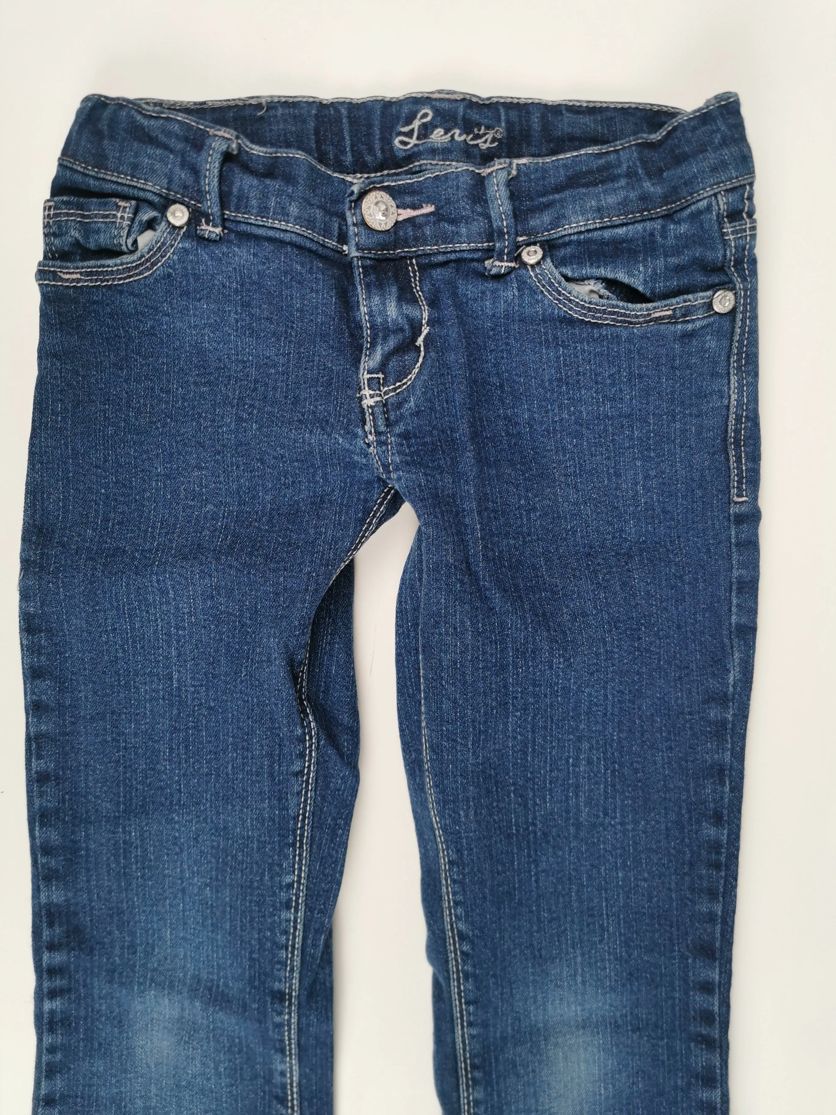 GIRL SIZE 8 YEARS - LEVI'S, Soft Stretch, Boot Cut Jeans VGUC B55