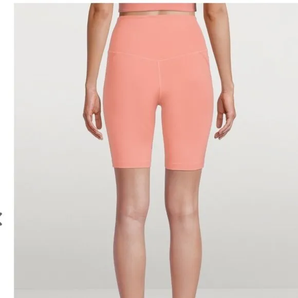 GIRLFRIEND COLLECTIVE High-Rise Bike Shorts in Primrose