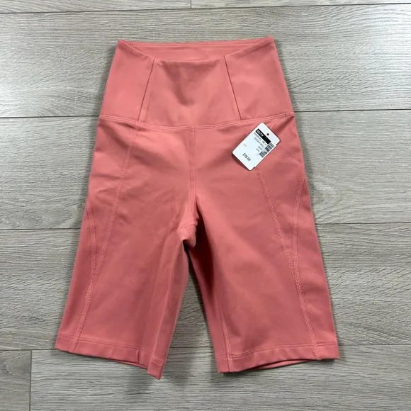 GIRLFRIEND COLLECTIVE High-Rise Bike Shorts in Primrose