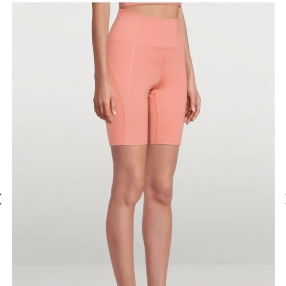 GIRLFRIEND COLLECTIVE High-Rise Bike Shorts in Primrose