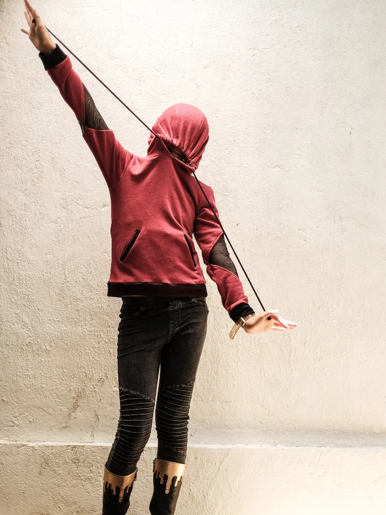 Girl’s Diamond Elbow Hoodie