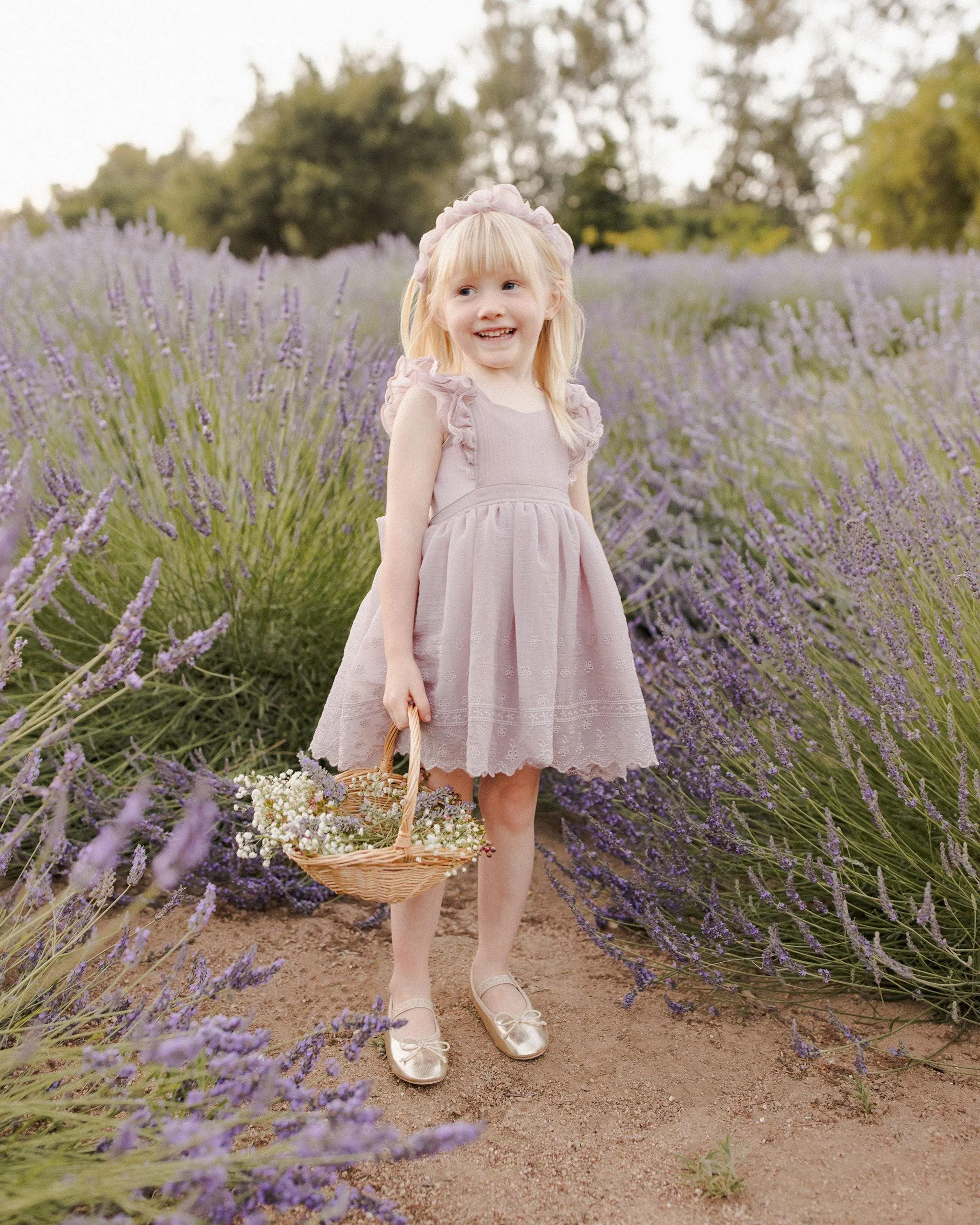 Girls Dresses | Provence Dress- Lavender | Noralee